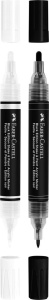 Set 2 markere acrilice Faber-castell Shake&paint. alb-negru3