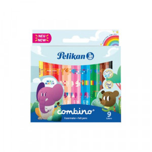 Set carioci Pelikan combino Super 411, 9 culori