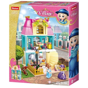 Set de construcție Sluban Girl's Dream, 287 piese, Pizzerie