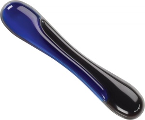 Suport ergonomic duo gel pentru încheietura mâinii Kensington, albastru-negru