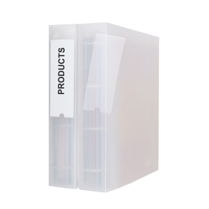 Suport etichete autoadezive cu insert etichete albe Probeco, 74 x 105 mm2