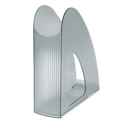 Suport vertical plastic HAN Twin pentru cataloage A4/C4, ideal pentru arhivare și organizare documente.