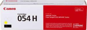 Toner Canon CRG-054HY Yellow, Original, promo