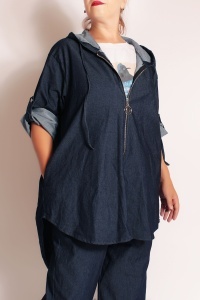 Jacheta casual din Denim - Img 1