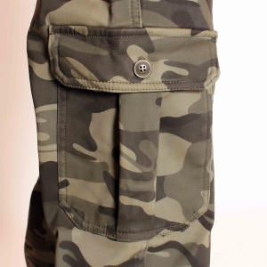 Pantaloni tercot, camuflaj, VATUITI, cu talie inalta ,MASURI MARI - Img 4