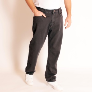 Pantaloni tercot, clasici, pentru barbati, cu talie inalta ,MASURI MARI, Gri - Img 1