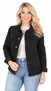 Geaca de blugi , Model CLASIC, MASURA MARE (L-4XL), cu SUPERELESTAN 102