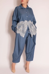 Pantaloni din denim Melania - Img 2
