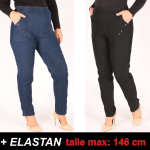 Blugi conici cu elastan 65.1 - Img 1