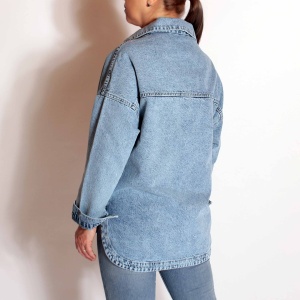 Geaca oversize, din blugi, Gia 9 - Img 4