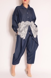 Pantaloni din denim Melania - Img 3