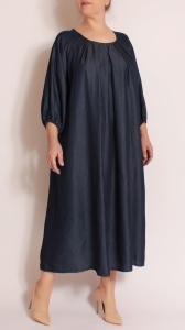 Rochie larga din Denim, bust 160 cm.
