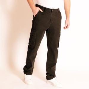 Pantaloni tercot, Cargo, cu talie inalta ,MASURI MARI - Img 1