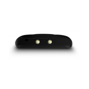 Telefon Allview D2 Senior, negru, vedere din margine sus