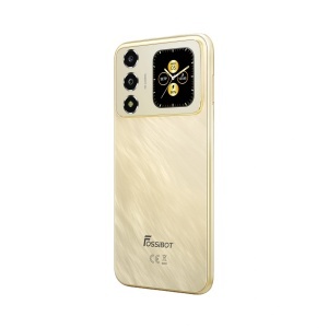 Telefon FOSSiBOT S7 128GB Golden – vedere spate dreapta