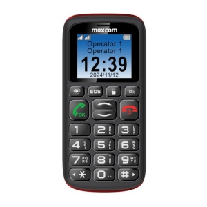 TELEFON MAXCOM MM428L BLACK RED