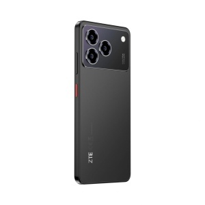 Telefon ZTE Blade A76 Carbon Black 4GB RAM 128GB stocare vedere spate stânga