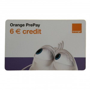 CARTELA ORANGE 6 EURO