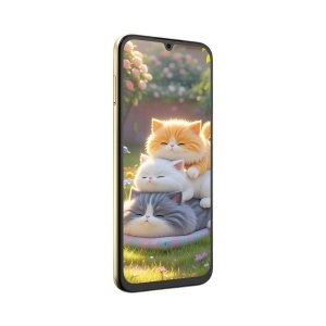 Telefon FOSSiBOT S7 128GB Golden – vedere față stânga