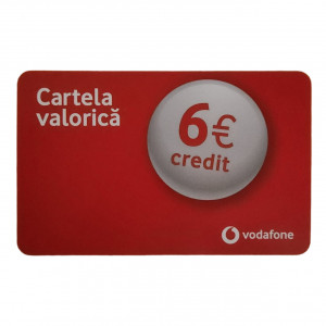 CARTELA VODAFONE 6 EURO