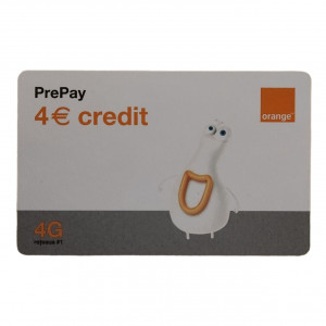 CARTELA ORANGE 4 EURO