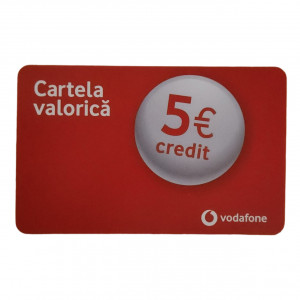 CARTELA VODAFONE 5 EURO