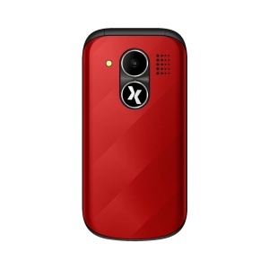 Telefon Maxcom Comfort MM815 roșu deschis, vedere față închis