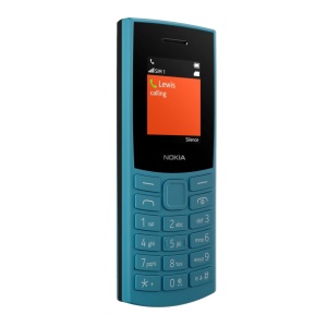 Telefon nokia 105 4g ocean blue profil stanga