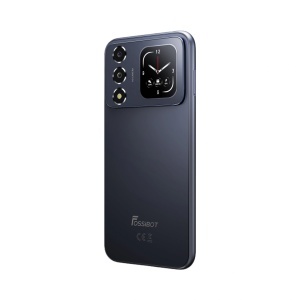 Telefon FOSSiBOT S7 128GB Black – vedere spate dreapta