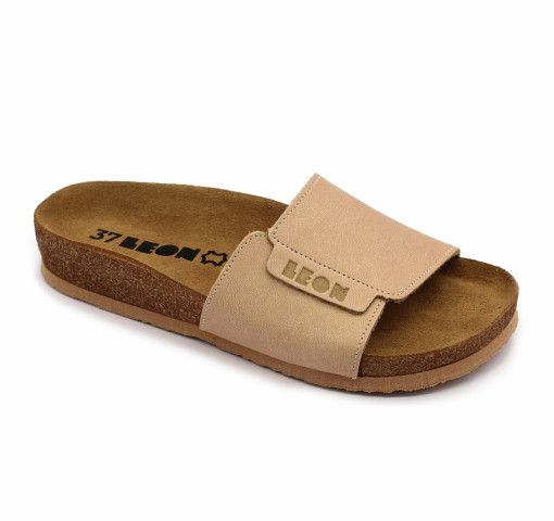 Papuci cu talpa ortopedica Leon 4022 beige - dama