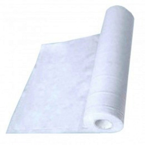 Rola cearceaf eco impermeabila, 50cm x 50m, 1 strat celuloza + 1 strat PE, 125foi x 38cm, 12 role/bax
