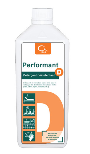 PERFORMANT D - Detergent dezinfectant lichid pentru suprafete, 1000 ML