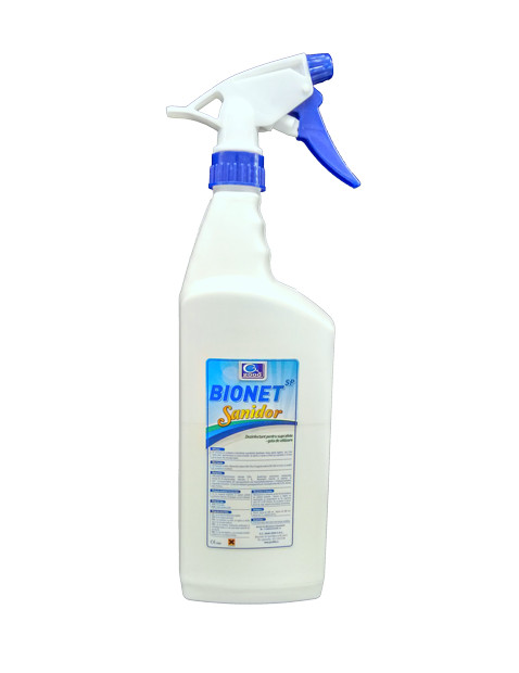BIONET SP SANIDOR - Dezinfectant de contact gata preparat, 1000 ML