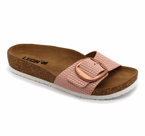 Papuci cu talpa ortopedica Leon 4020 rose - dama