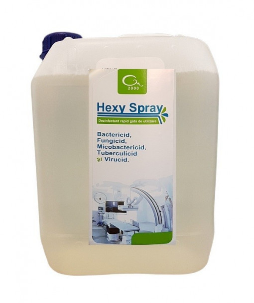 HEXY SPRAY - Dezinfectant rapid pentru suprafete gata preparat, 5000 ML