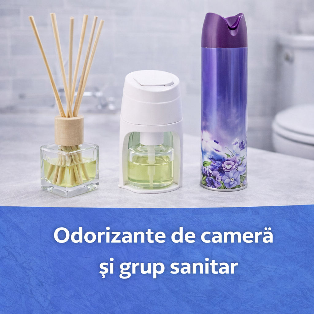 Odorizante de cameră și grup sanitar