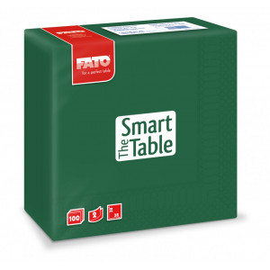 SERVETELE 38X38 100 BUC. VERDE FOREST - 82141300