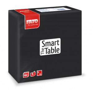 SERVETELE 38X38 100 BUC. NEGRU -82141500