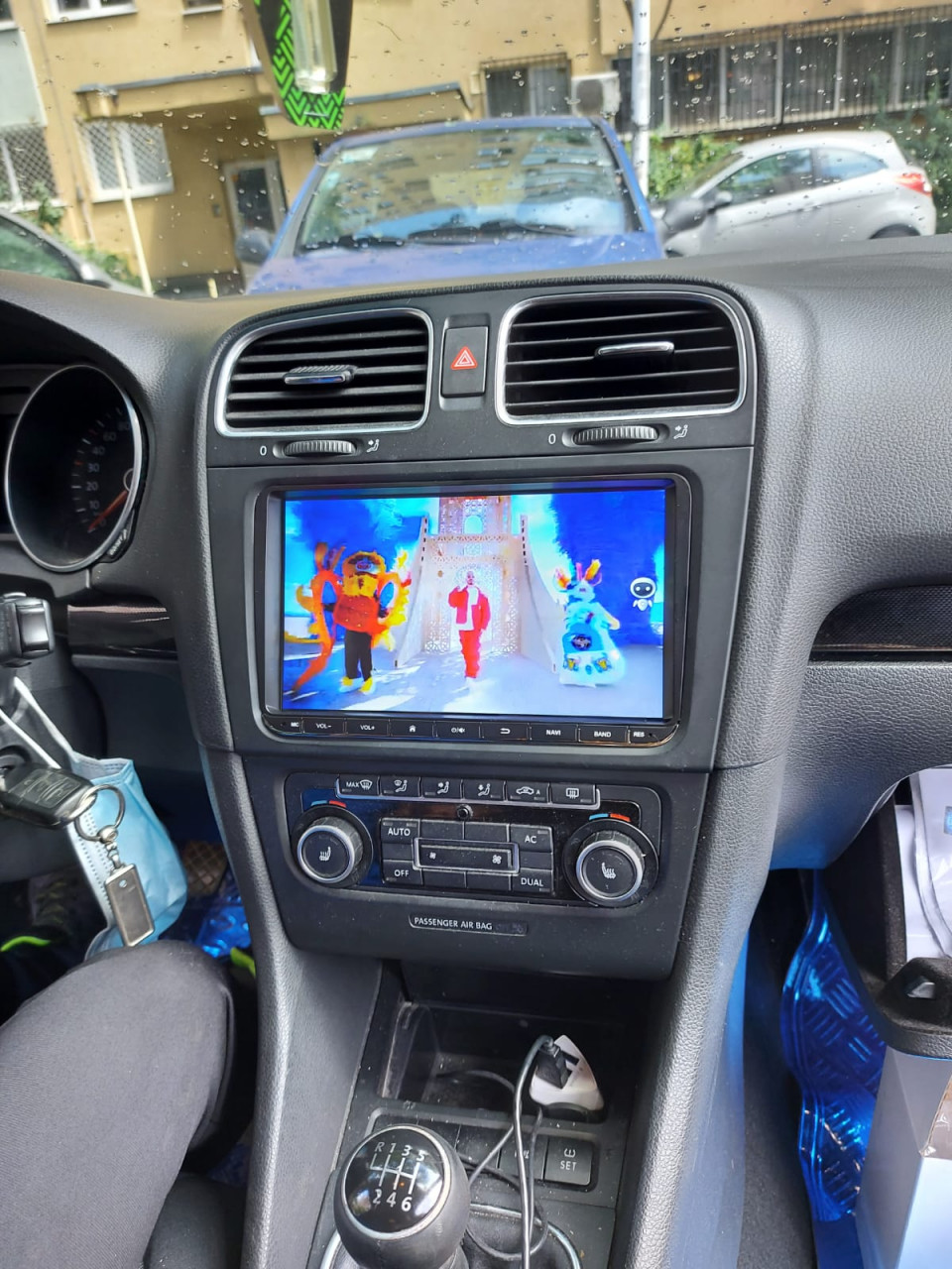grip Buitenshuis Bomen planten Navigatie Android VW Jetta Golf 6 display 9"
