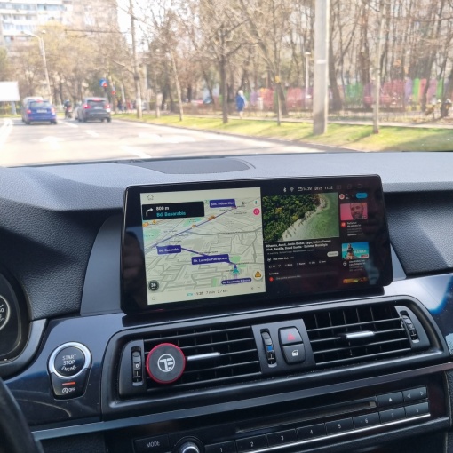 Navigatie android 8GB BMW f10 f11 Carplay Waze YouTube