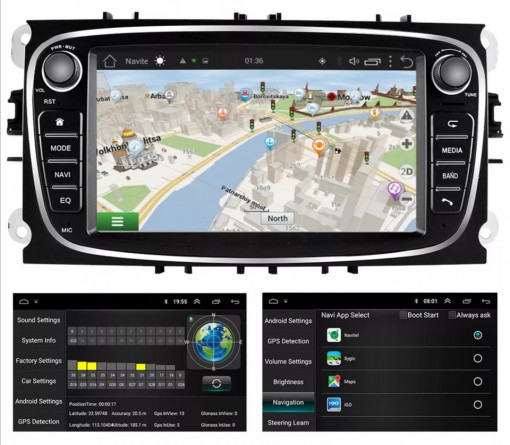 Navigatie Android Ford Kuga Focus Fiesta model OM