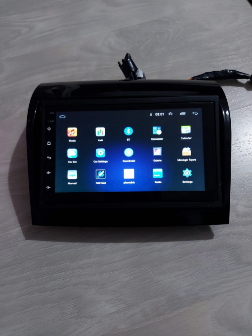 Navigatie Android Fiat Ducato class Waze Youtube GPS BT