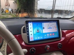 Navigatie Android Carplay Fiat 500 2007-2014 Waze YouTube - Img 1