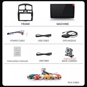 Navigatie Android Hyundai Santa Fe 2001-2006 Waze YouTube GPS USB - Img 5