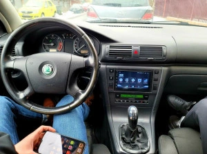 Navigatie Android Skoda Superb 1 Youtube GPS BT