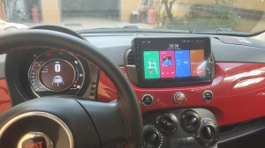 Navigatie Android Carplay Fiat 500 2007-2014 Waze YouTube - Img 2