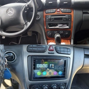 Navigatie Android Mercedes C class Waze Youtube GPS BT - Img 3