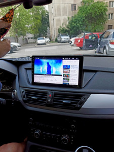 Navigatie android BMW X1 2009-2012 Waze YouTube GPS USB BT - Img 7