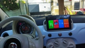 Navigatie Android Carplay Fiat 500 2007-2014 Waze YouTube - Img 3