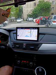 Navigatie android BMW X1 2009-2012 Waze YouTube GPS USB BT - Img 2